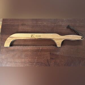 Wooden Bow XL Bread Knife by Aosdc